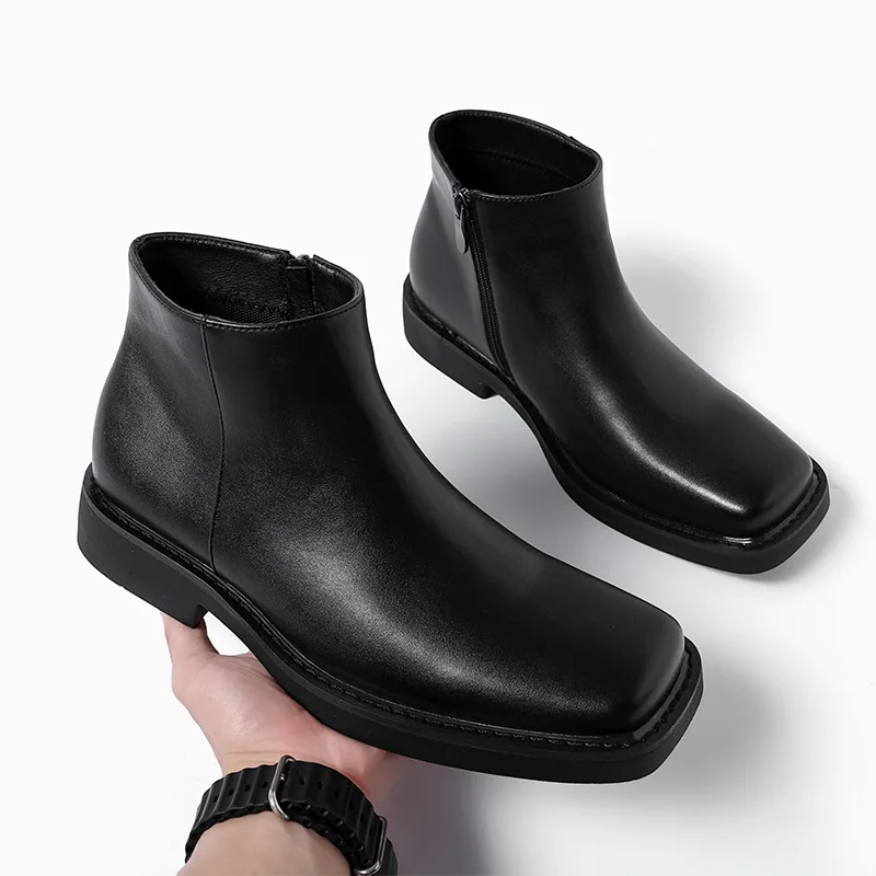 Men'S Shoes Hey Dude - Schwarz Neue Mode Männer Casual Leder