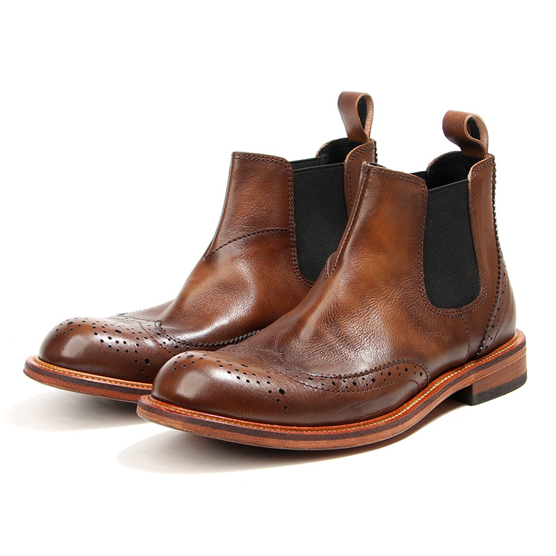 Men Shoes For Wedding - Neue handgemachte Männer Vintage britische Stiefeletten