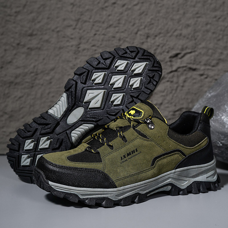 Hiking Boot Waterproof - Sommerliche Herren-EVA-Wanderschuhe, wasserdicht, rutschfest, aus Leder,