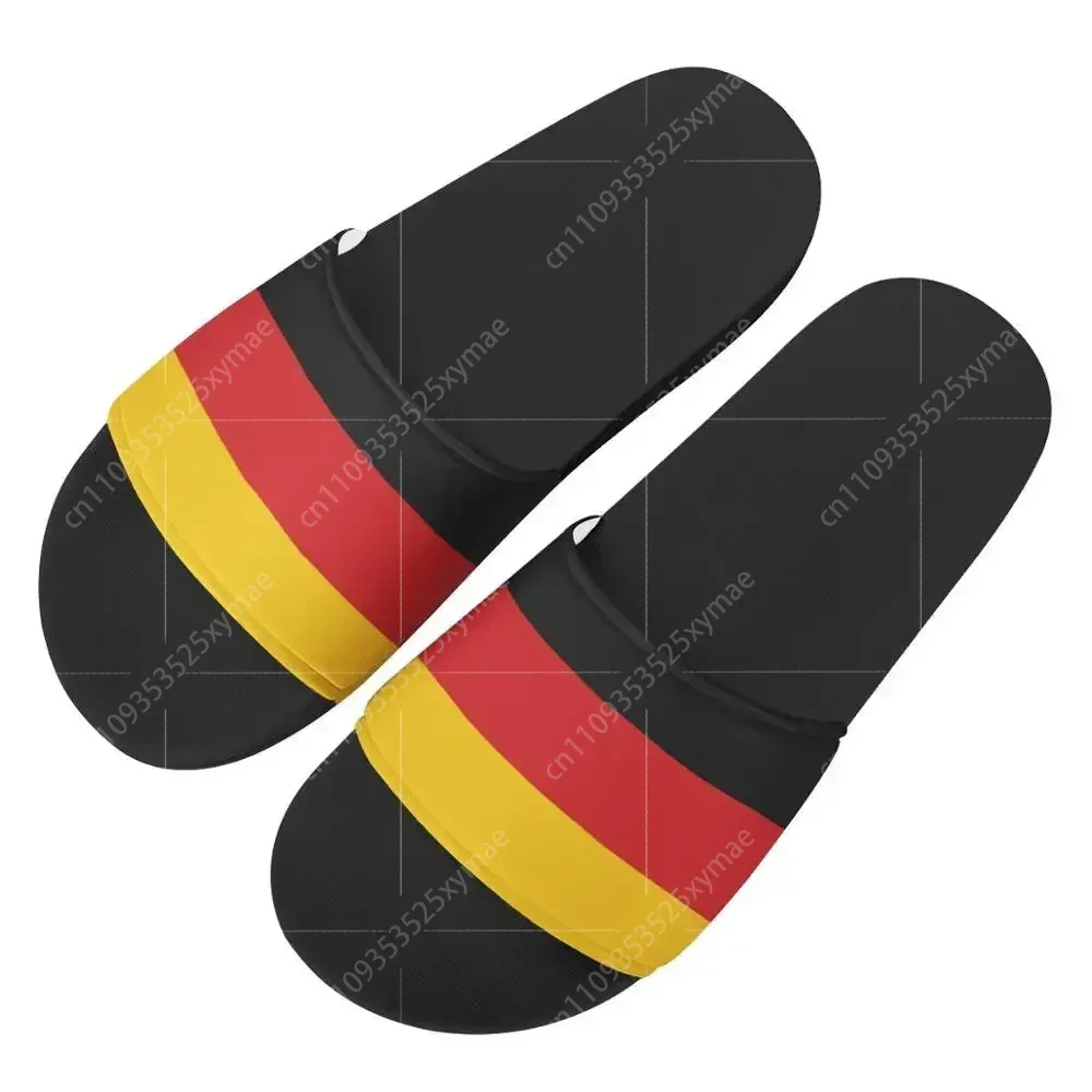 Men'S Shoes In Fashion - Herren Maßgefertigte Muster-Pantoffeln Deutschland-Flaggen-Druck Sommer Mode-Sandalen