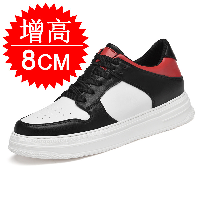 Men'S Shoes With Height Increase - Herren Unsichtbare Erhöhungsschuhe 8cm Atmungsaktive Dicksohlige
