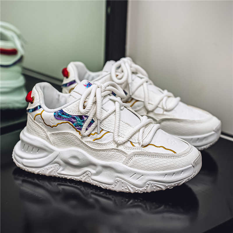 Men'S Shoes Popular - Runde Fußbett-Sneaker mit gewebtem Obermaterial, Größe