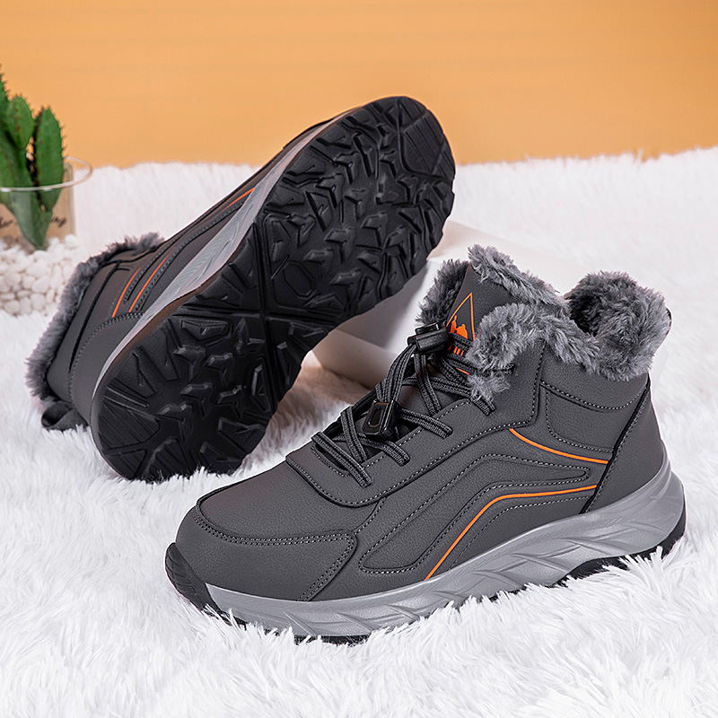 Hiking Boot Waterproof - ELUVA Thermo-Schneestiefel für Herren, wasserdicht, rutschfest,