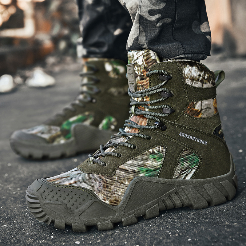 Hiking Boot Waterproof - Männer Stiefel Schnüren Wasserdicht Klettern Wanderschuhe