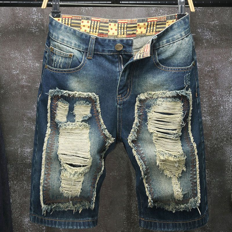 Men'S Shoes For Jeans - Neue Jeans-Shorts im europäischen und amerikanischen