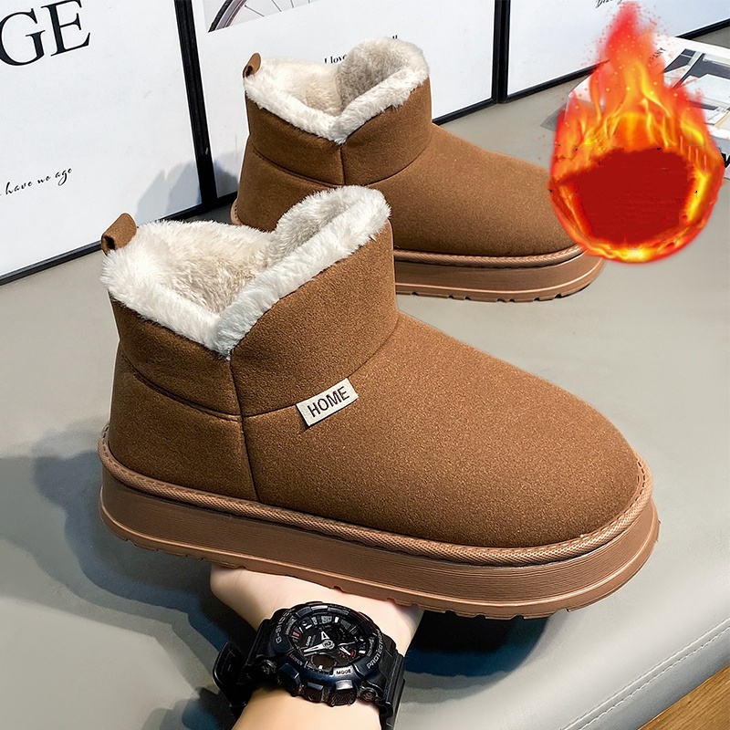Men'S Shoes Popular - Beliebte, mit Fleece gefütterte, warme Schneestiefel
