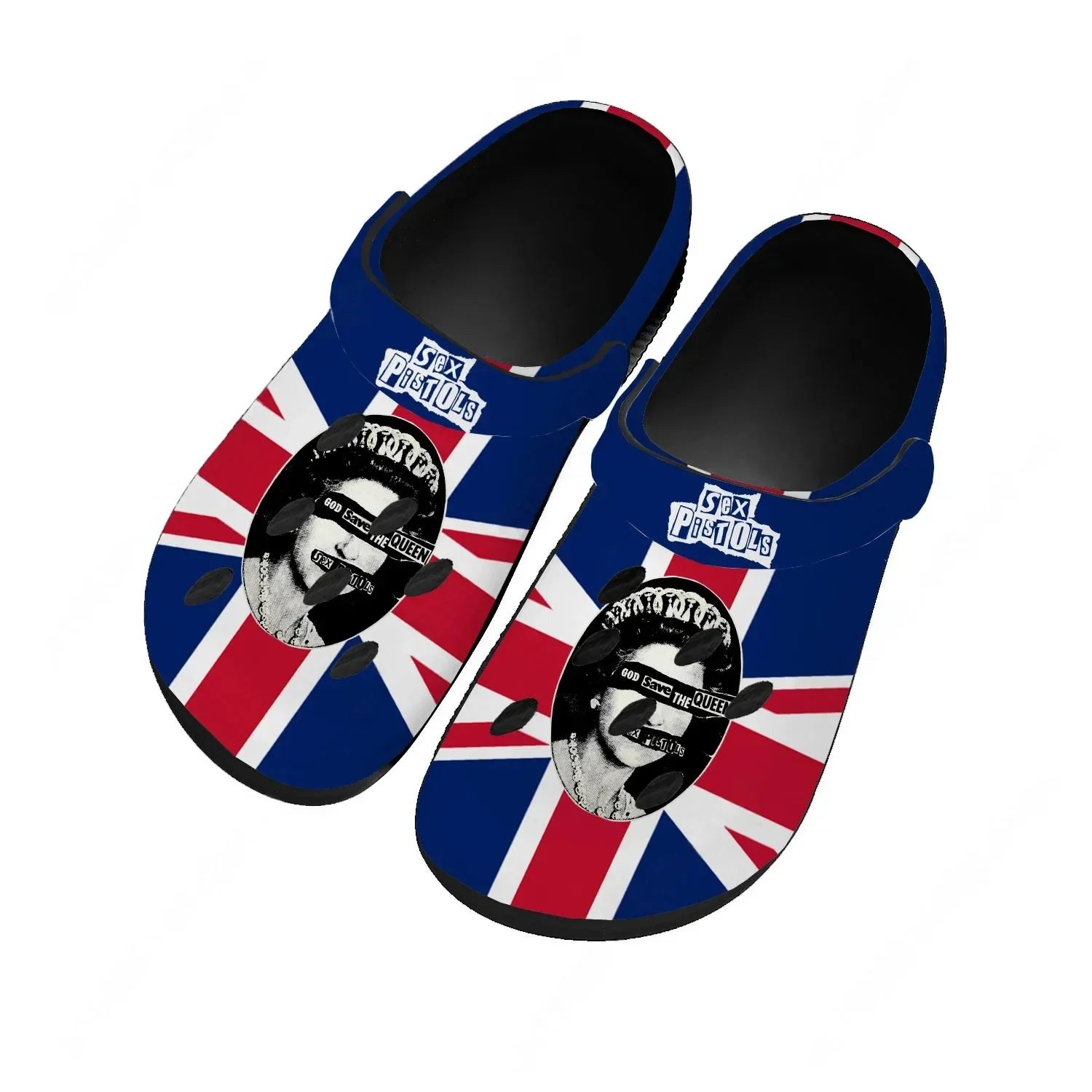 Men Shoes High - Sex Pistols Home Custom Sandalen für