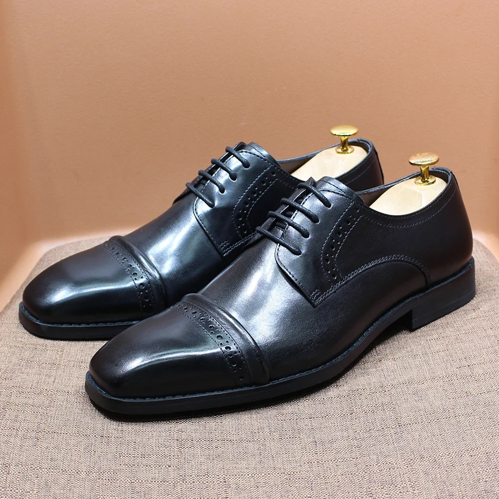 Robuste Oxfords mit Kappe und  – Men'S Shoes Smart Bewertung und Preis