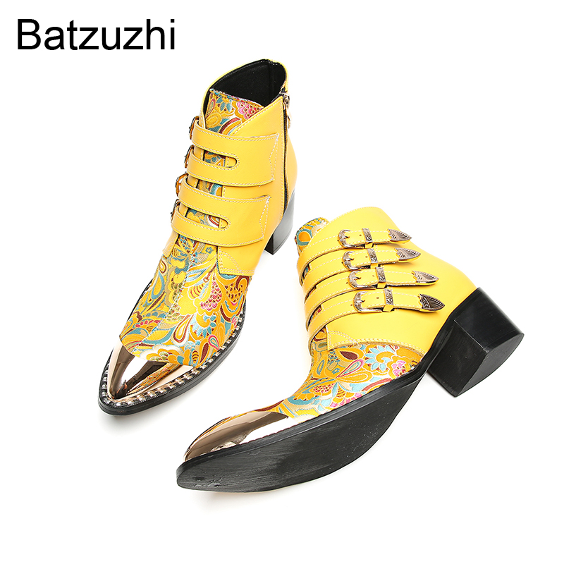 Batzuzhi 6,5 cm Absatz Modisch – Men Shoes For Wedding Bewertung und Preis