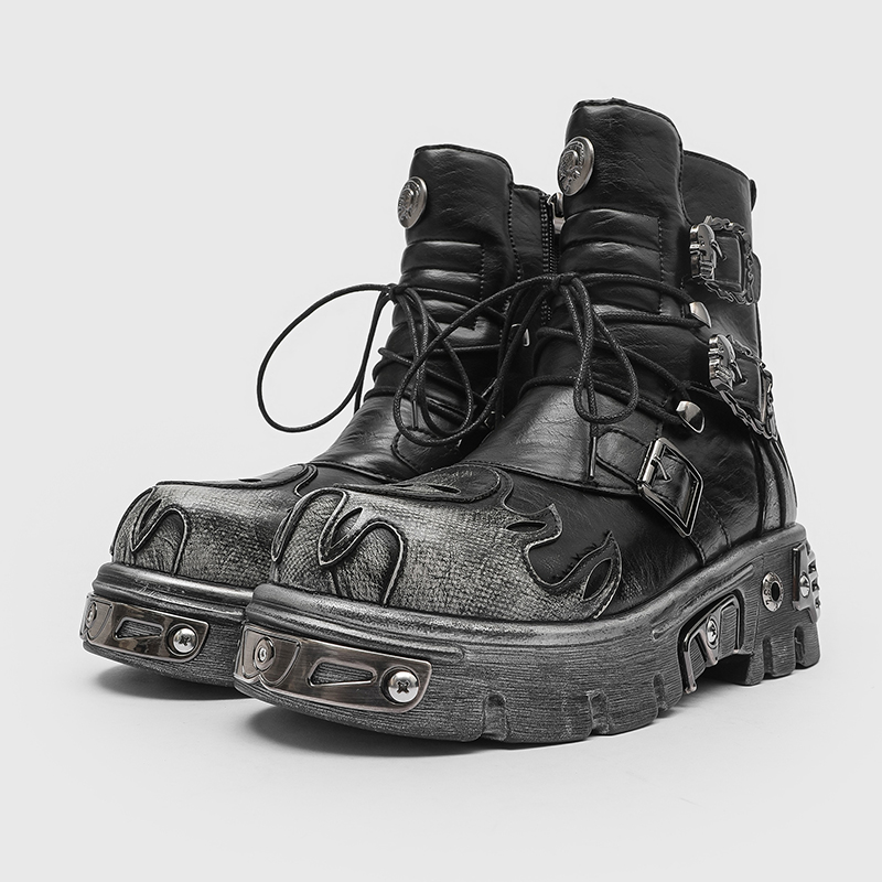 Punk-Style Retro Coole Totenko – Men'S Shoes With Height Increase Bewertung und Preis