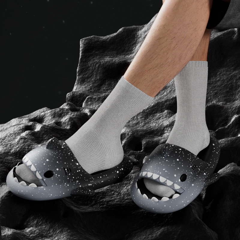 Nette Cartoon Shark Hausschuhe – Men Shoes Size To Women Bewertung und Preis