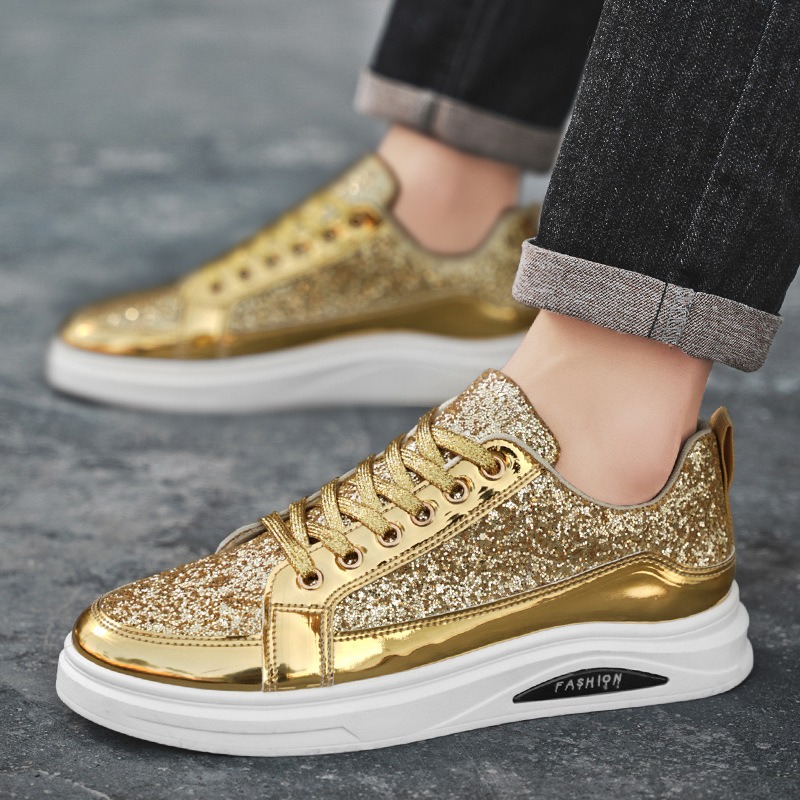 Goldene Herren-Sneaker 2025 Ne – Men'S Shoes Size 43 In Us Bewertung und Preis