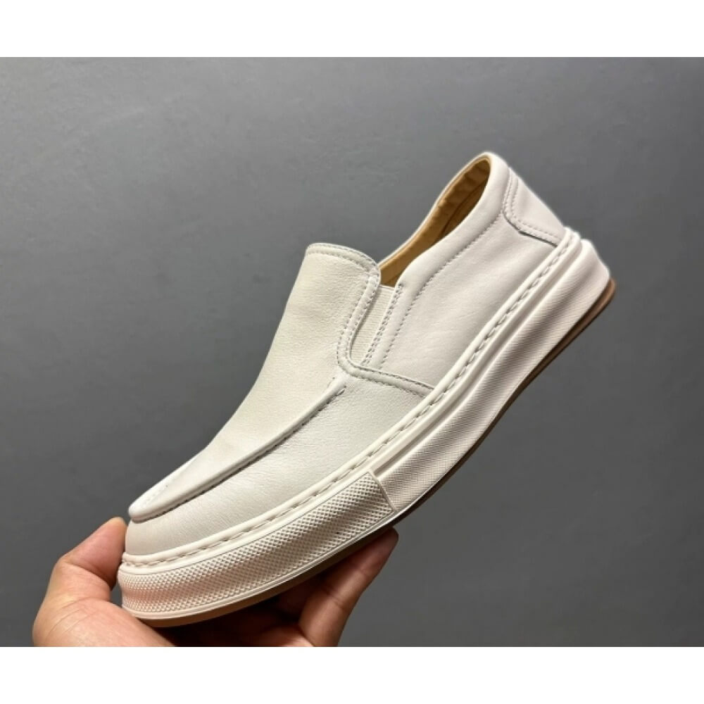 Luxuriöse weiße Leder-Freizeit – Men'S Shoes Smart Bewertung und Preis