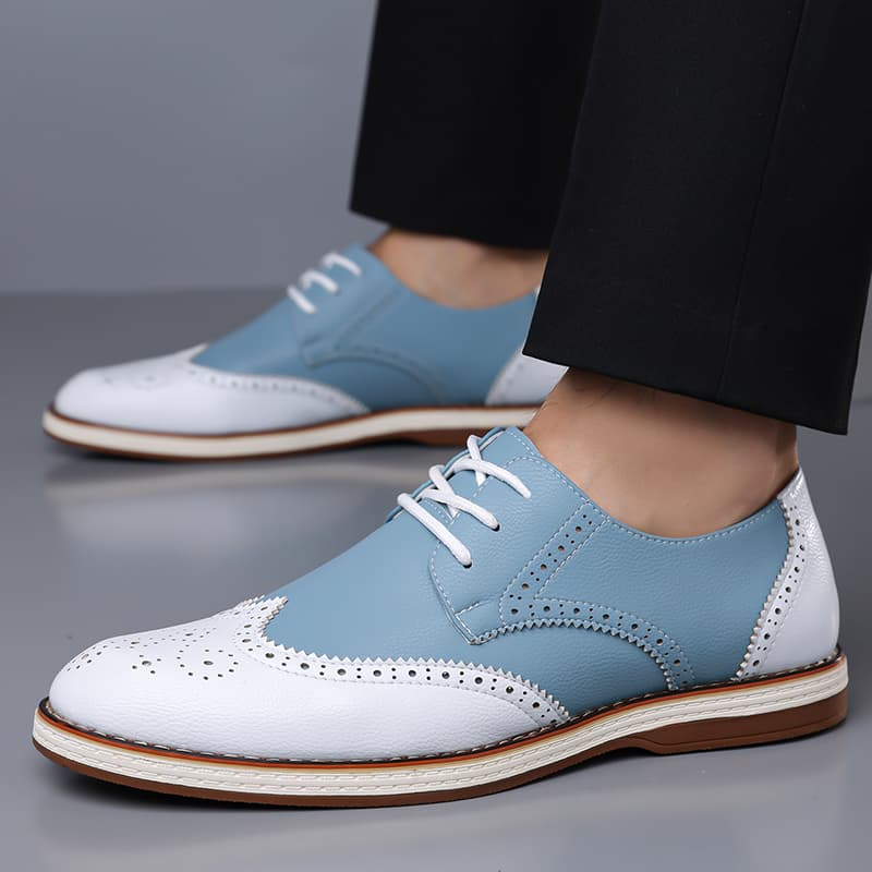 Herren-Schuhe, weiß, blau, zwe – Men'S Shoes Hey Dude Bewertung und Preis