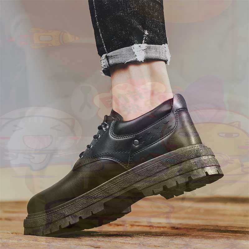 Dunkles Naturleder, modische T – Men'S Shoes Good For Flat Feet Bewertung und Preis