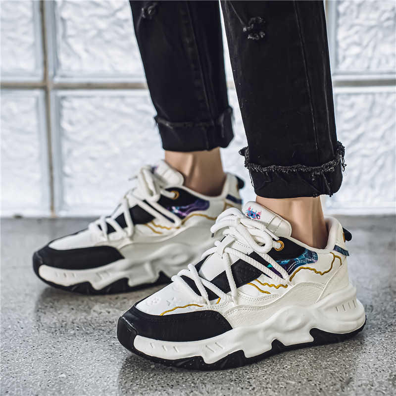 Runde Fußbett-Sneaker mit gewe – Men'S Shoes Popular Bewertung und Preis