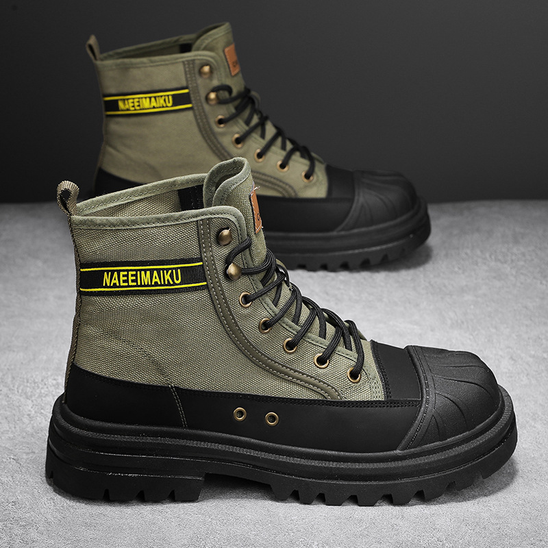 Herren Leinwand Stiefel Mode H – Men'S Shoes Popular Bewertung und Preis