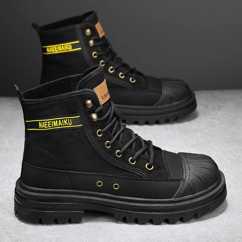Herren Leinwand Stiefel Mode H – Men'S Shoes Popular Bewertung und Preis